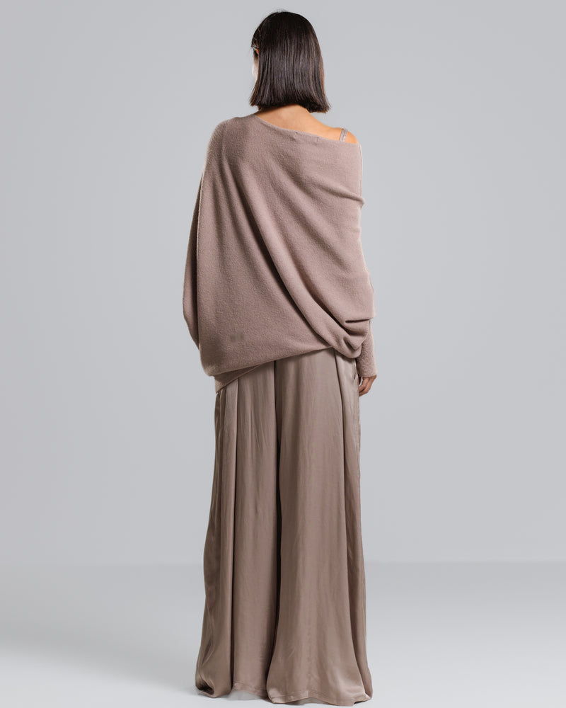 Asymmetric Draped | Mocha