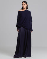 Asymmetric Draped | Navy