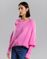 Asymmetric Draped | Posh Pink