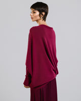 PRE-ORDER | Asymmetric Draped | Burgundy