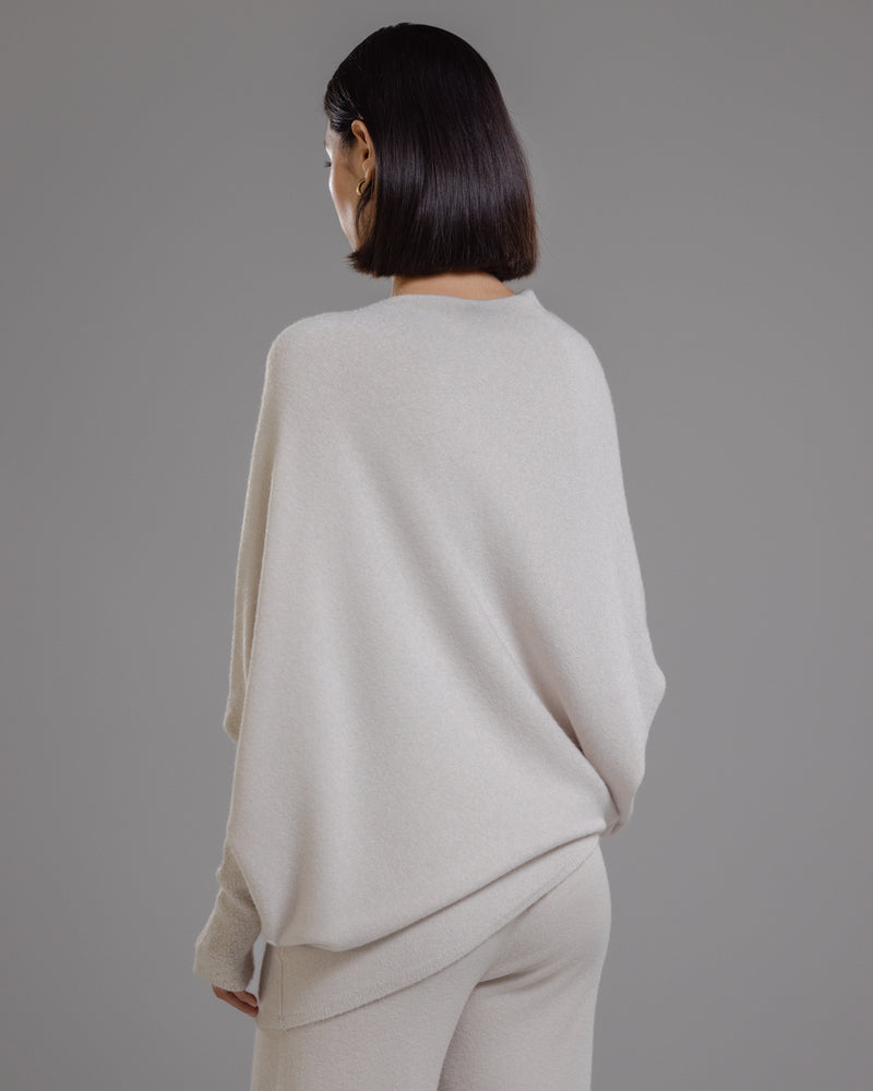 Asymmetric Draped | Oatmeal