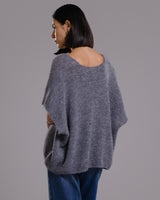 Selene Sweater | Grey | Mohair Blend