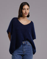 Selene Sweater | Navy | Mohair Blend