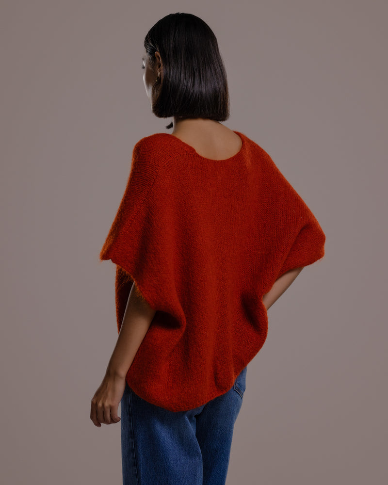 Selene Sweater | Auburn | Mohair Blend