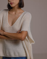 Selene Sweater | Ivory | Mohair Blend