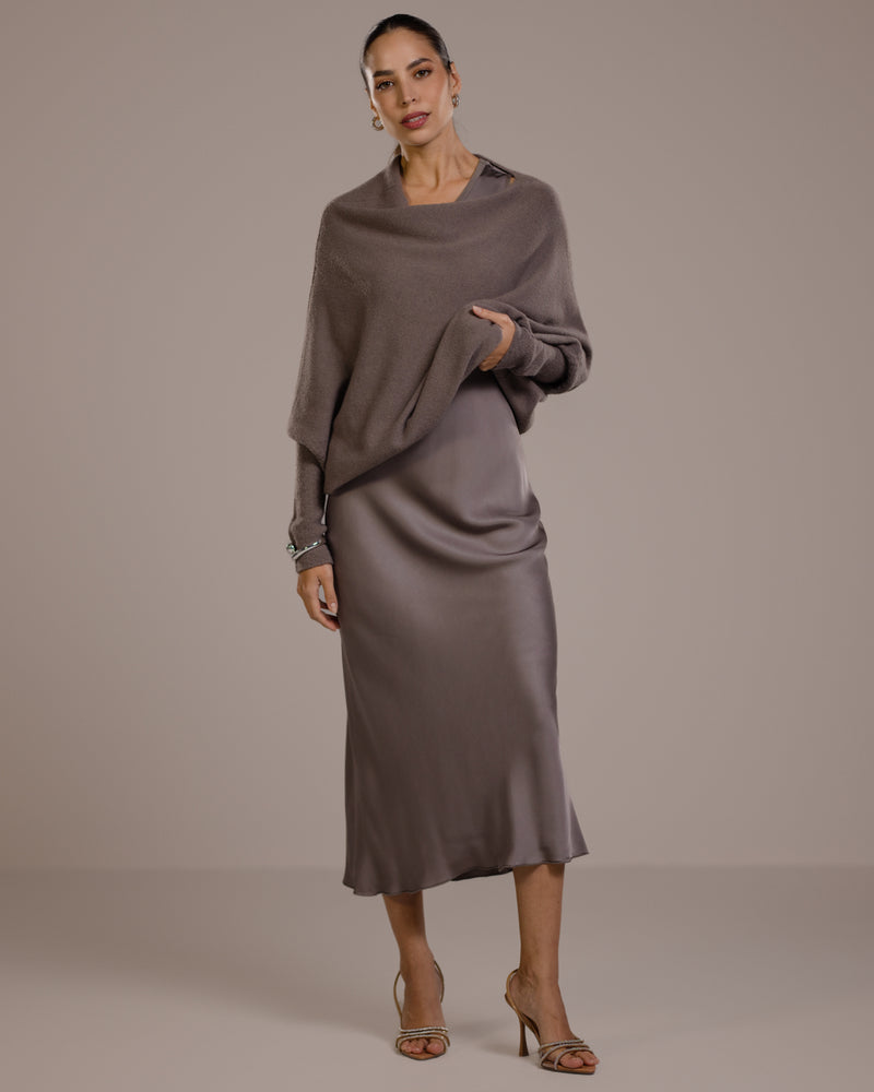 Asymmetric Draped | Mink