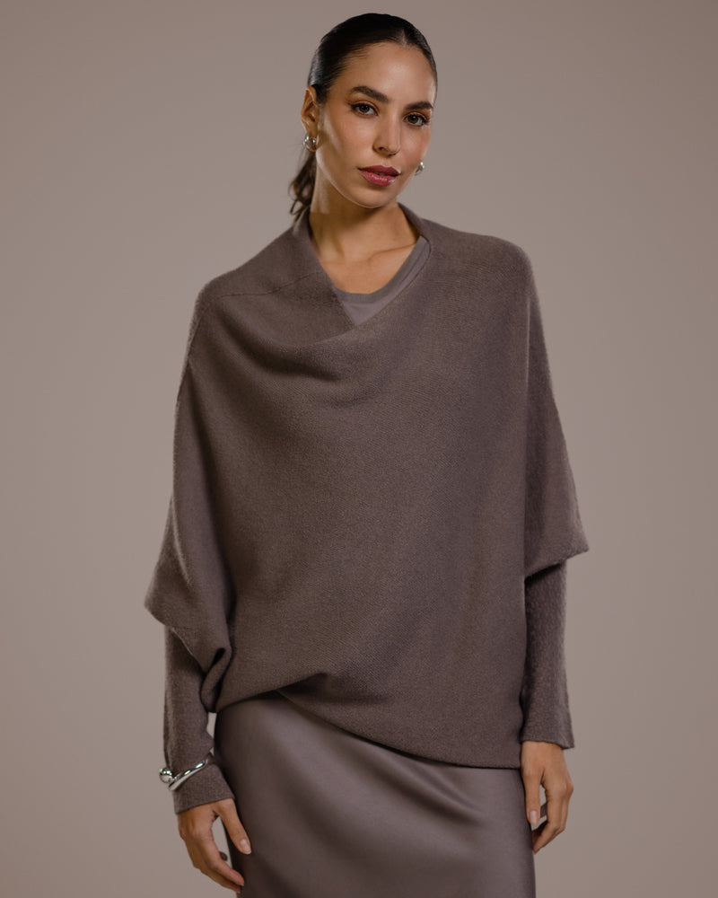 Asymmetric Draped | Mink