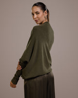 PRE-ORDER | Asymmetric Draped | Khaki