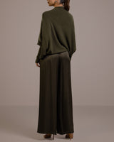 PRE-ORDER | Asymmetric Draped | Khaki