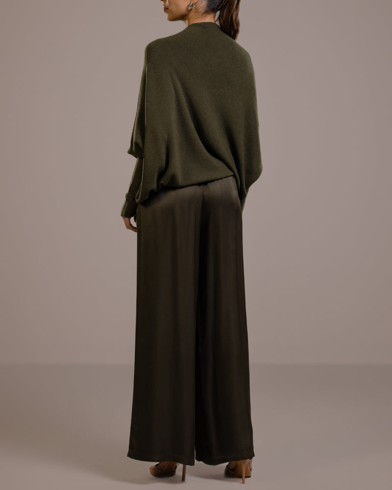 PRE-ORDER | Asymmetric Draped | Khaki