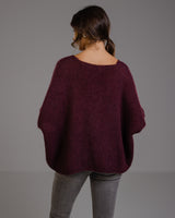 Selene Sweater | Burgundy | Mohair Blend