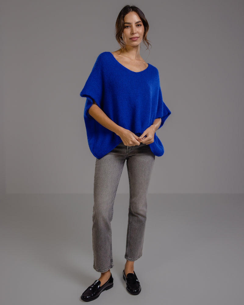 Selene Sweater | Royal Blue | Mohair Blend