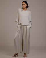 Asymmetric Draped | Light Beige