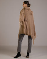 Sophie Throw On Poncho | Camel