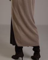 Eva Heavyweight Throw On | Mocha | Cashmere Blend