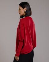 Asymmetric Draped | Red