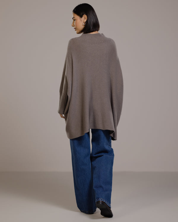 Mariselle Mockneck Sweater | Mink