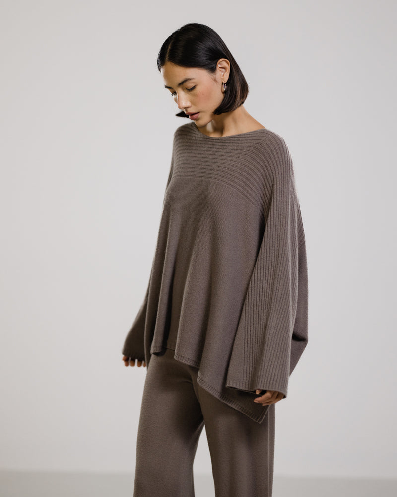 Ribbed Sweater | Mink