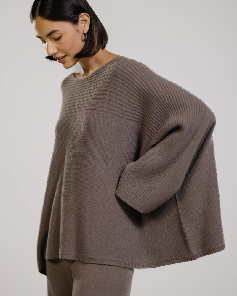 Ribbed Sweater | Mink