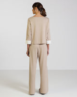 Bellamy Elastic Waist Trousers | Beige