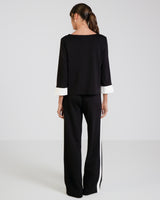 Bellamy Draped Top | Black