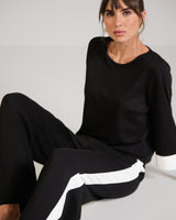 Bellamy Draped Top | Black