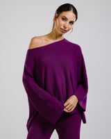 Ribbed Sweater | Violet