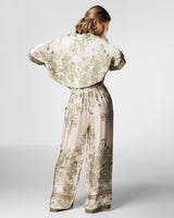 Ottilie Silk Top | Khaki