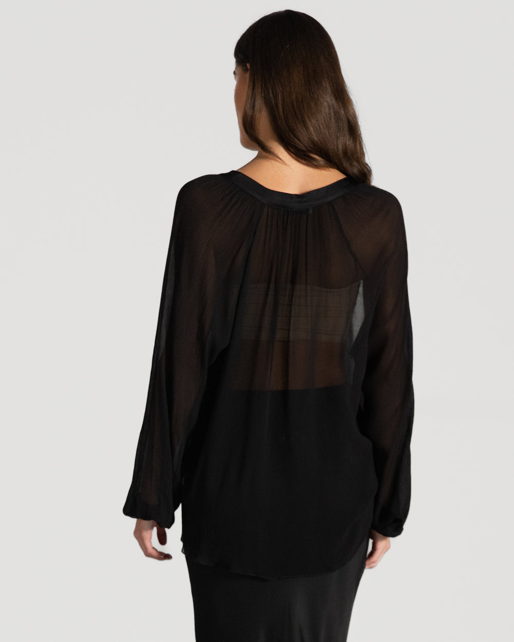 Jade Sheer Top | Black – JAKI