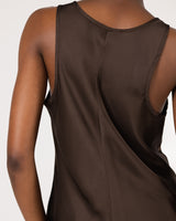 Demi Satin Vest Top | Cocoa Soleil
