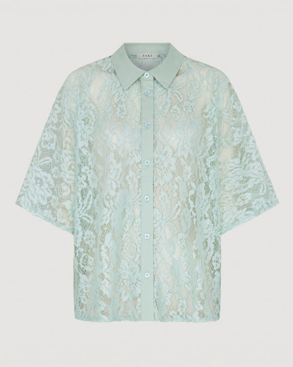 Roxie Lace Shirt | Mint