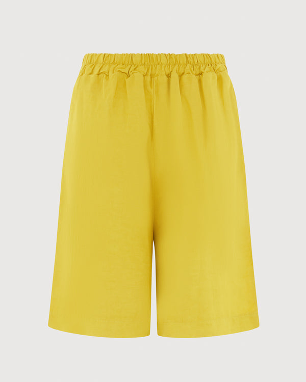 Penny Elastic Waist Shorts | Lime