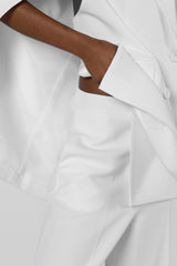 Spencer Tailored Elastic Waist Trousers | White