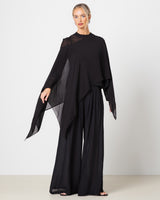 Lola Sheer Top | Black