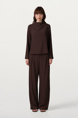Lana Trousers | Espresso Brown
