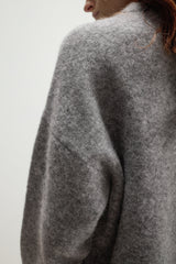 Naomi Sweater | Light Grey | Alpaca Blend