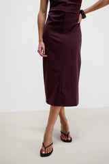 Wilde Ruched Dress | Burgundy
