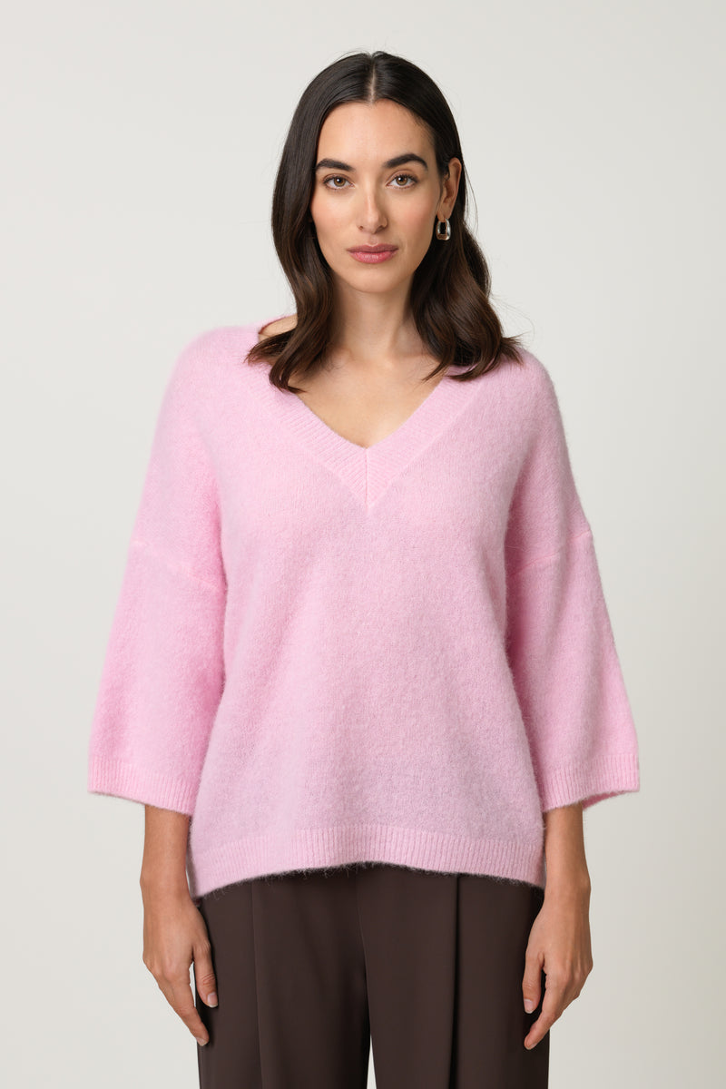 Kelly Sweater | Light Pink | Alpaca-Wool Blend