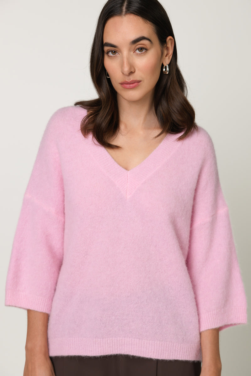 Kelly Sweater | Light Pink | Alpaca-Wool Blend