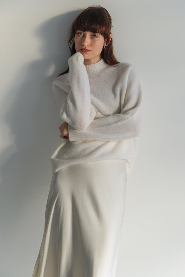 Sienna Sweater | Cream | Alpaca-Wool Blend