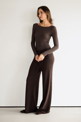 Relaxed Pants | Espresso Brown