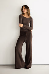 Relaxed Pants | Espresso Brown