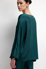 Arlet Wide Sleeve Boatneck | Teal