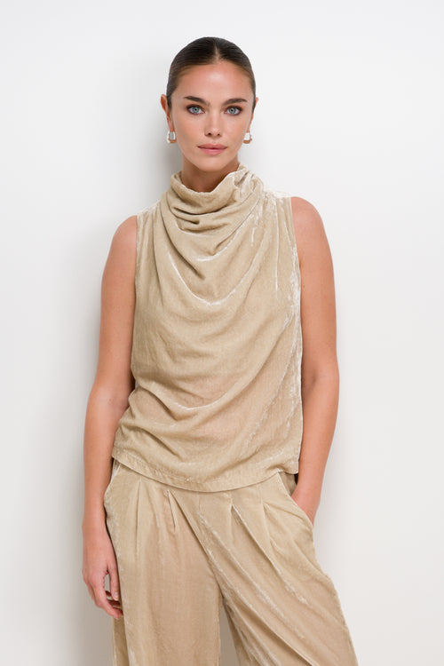 Noor Open Neck Sweater | Ivory | Alpaca Blend
