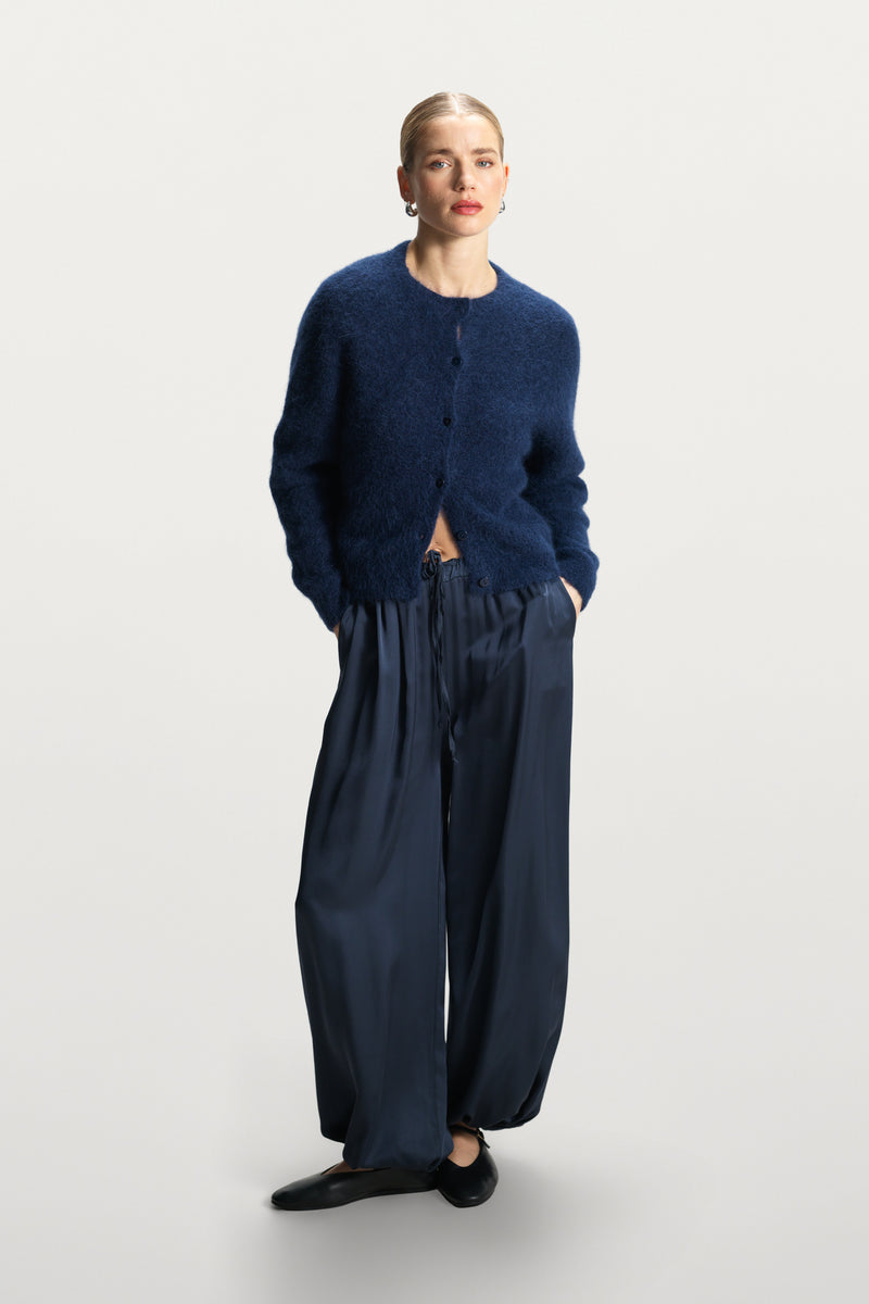 Belle Balloon Satin Trousers | Ink – JAKI