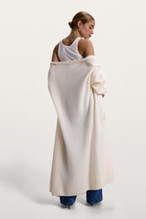 Yasmin Open Cardigan | Ivory | Alpaca Blend