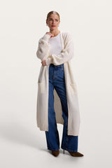 Yasmin Open Cardigan | Ivory | Alpaca Blend