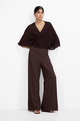 Zuri Trousers | Chocolate Brown