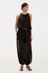 Jemima Balloon Trousers  | Black