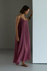 Paloma Resort Maxi Dress | Damson